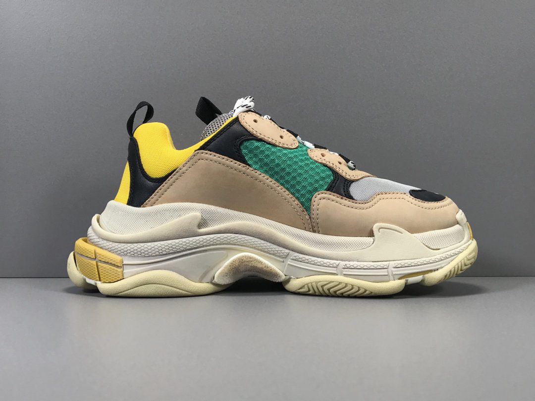 Balenciaga Triple-S Like Auth PLUS+ Vàng xanh