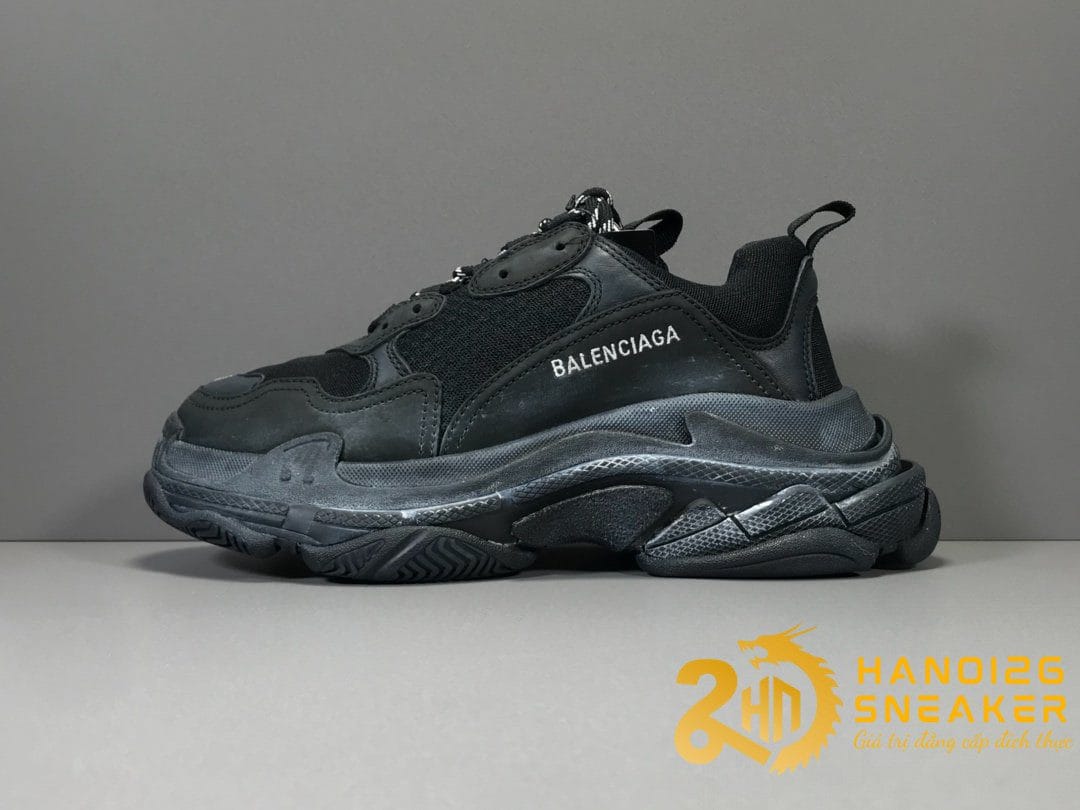 Balenciaga Triple-S Black Like Auth PLUS+ Full Đen