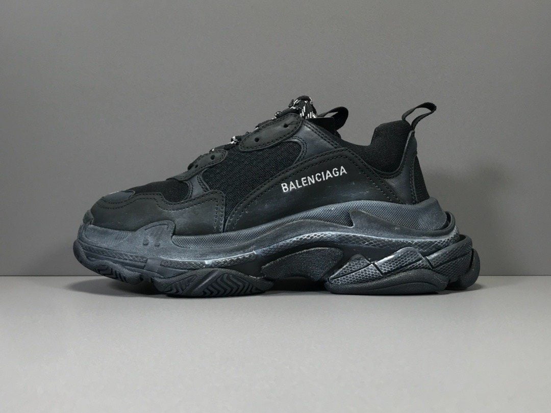 Balenciaga Triple S Like Auth Rep 11 Chất Lượng Tốt Nhất Full Đen Black