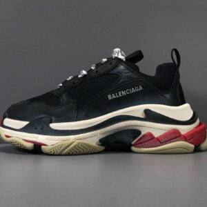Balenciaga Triple S Like Auth Rep 11 Chất Lượng Tốt Nhất đen đỏ