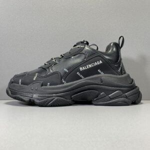 Balenciaga Triple S Like Auth Rep 11 Chất Lượng Tốt Nhất đen Lồng Text