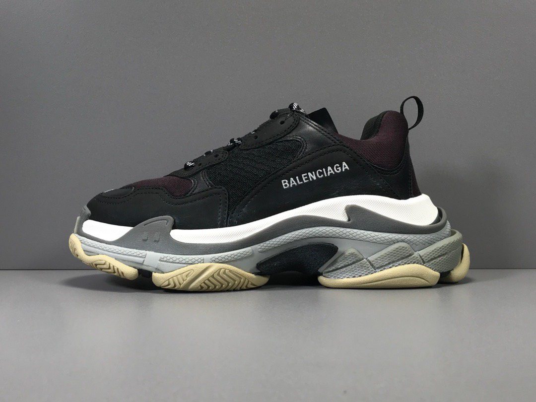 Balenciaga Triple S Like Auth Rep 11 Chất Lượng Tốt Nhất đen Xám