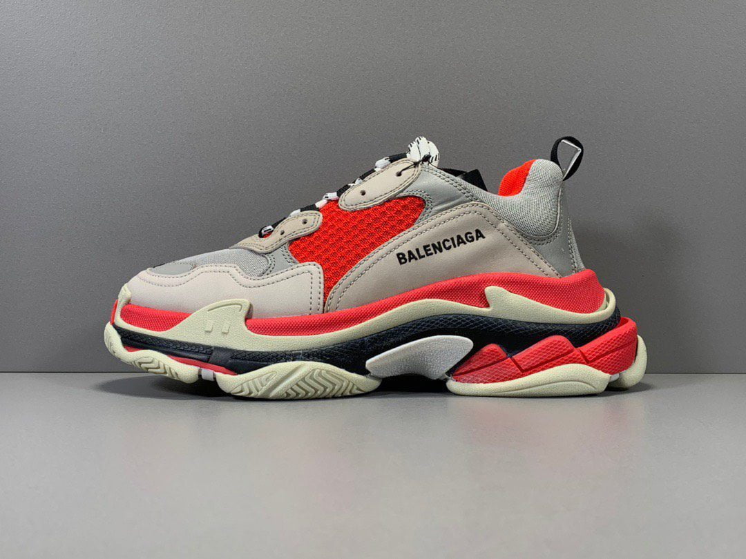 Balenciaga Triple S Like Auth Rep 11 Chất Lượng Tốt Nhất đỏ