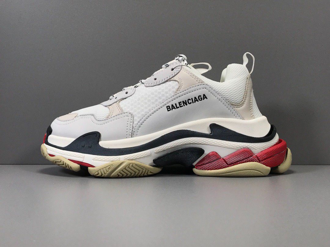 Balenciaga Triple S Like Auth Rep 11 Chất Lượng Tốt Nhất Trắng đỏ đen