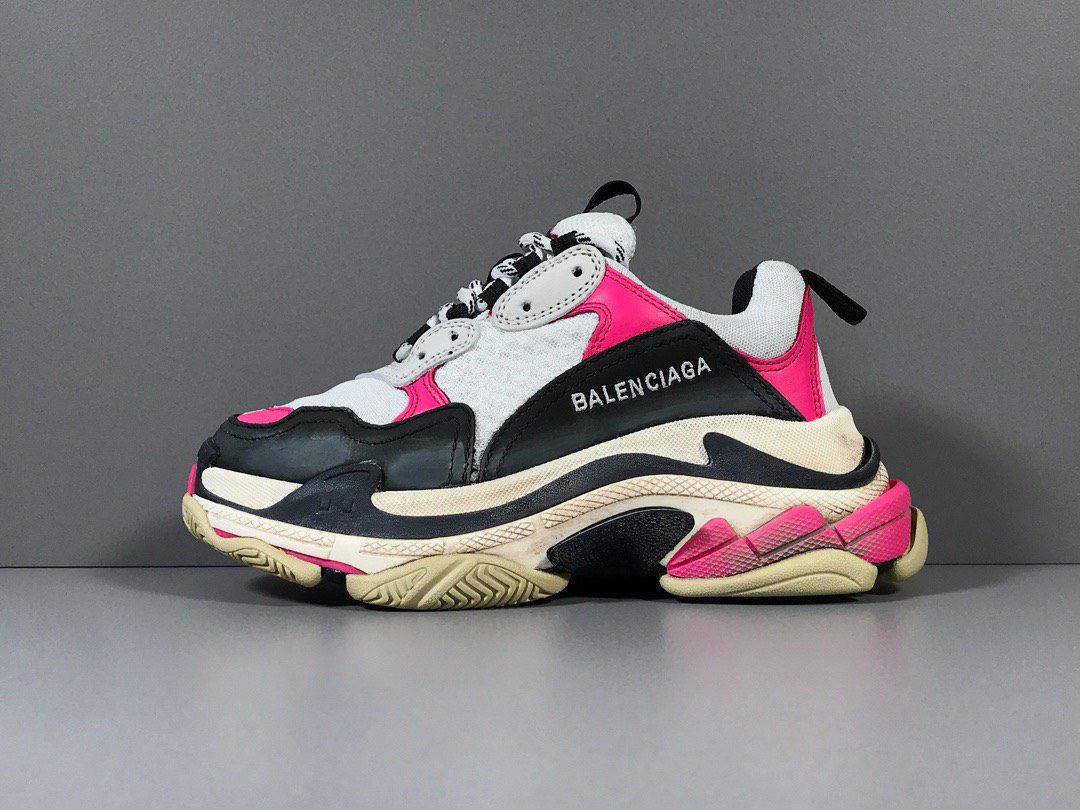 Balenciaga Triple S Like Auth Rep 11 Chất Lượng Tốt Nhất Trắng Hồng