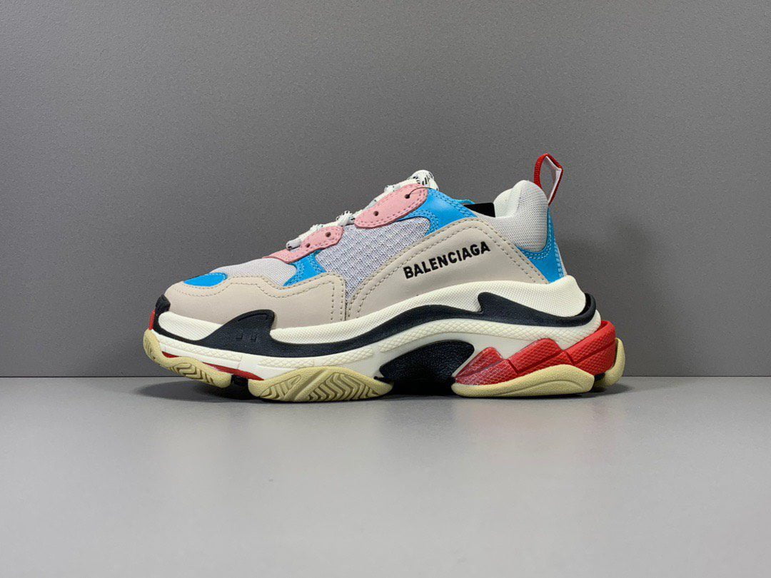 Balenciaga Triple S Like Auth Rep 11 Chất Lượng Tốt Nhất Trắng Ngà Hồng