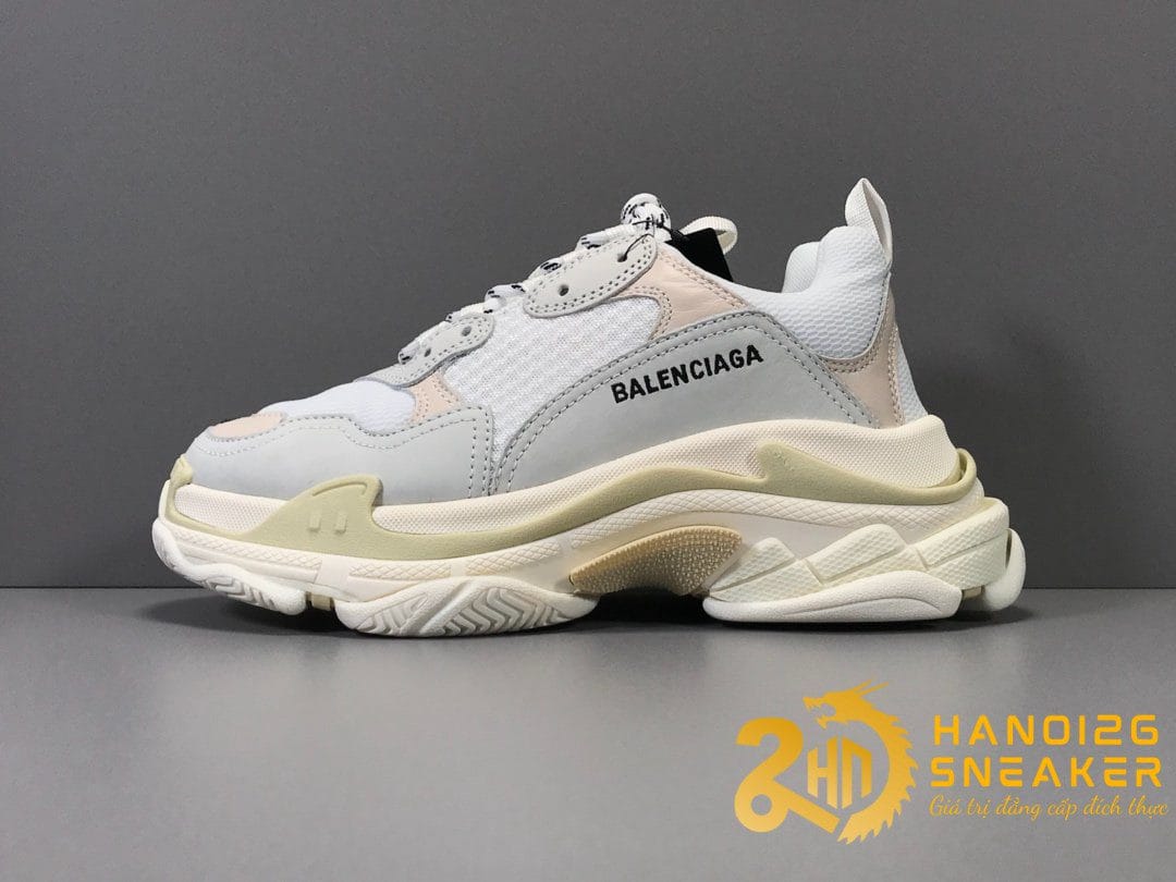 Balenciaga Triple-S Triple White Trắng Like Auth PLUS+