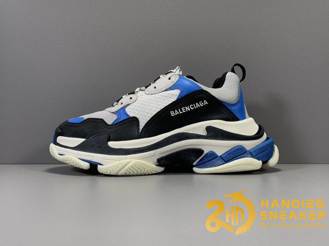 Balenciaga Triple S Trắng Xanh Like Auth PLUS+