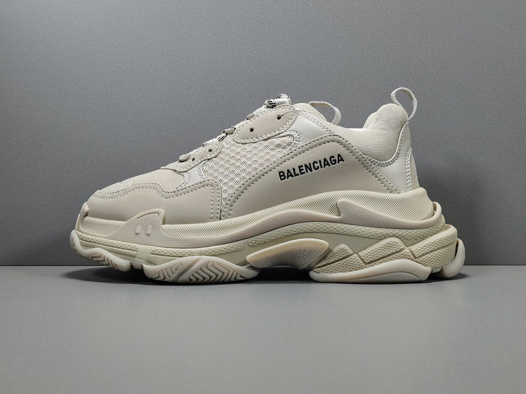 Balenciaga Triple S Bản đế Air Like Auth Nâu Ngà