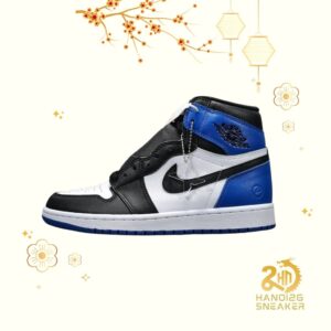Giày Sneaker Nike Air Jordan I Retro Fragment Xanh Trắng đen