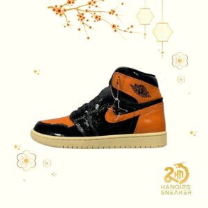 Nike Air Jordan I Retro High OG Cam Đen Chất Lượng Tốt Nhất