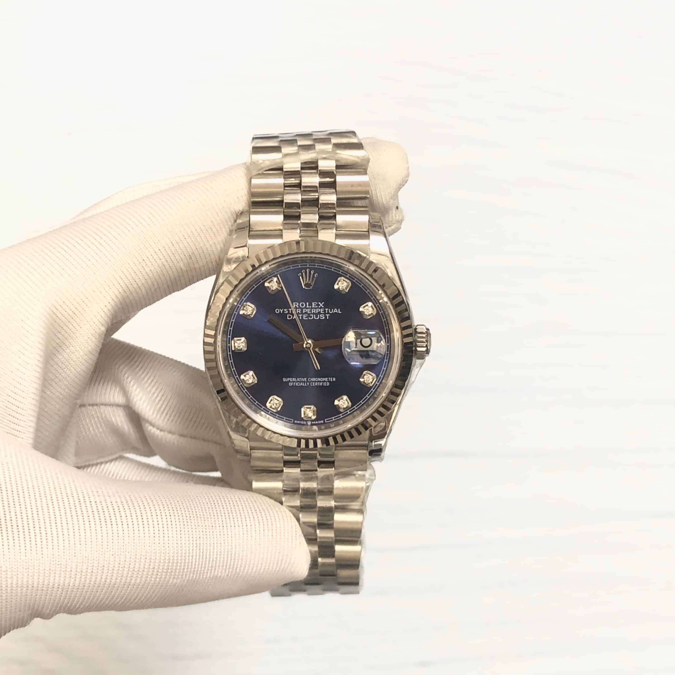 ROLEX DATEJUST BLUE JAY (REP 1-1)