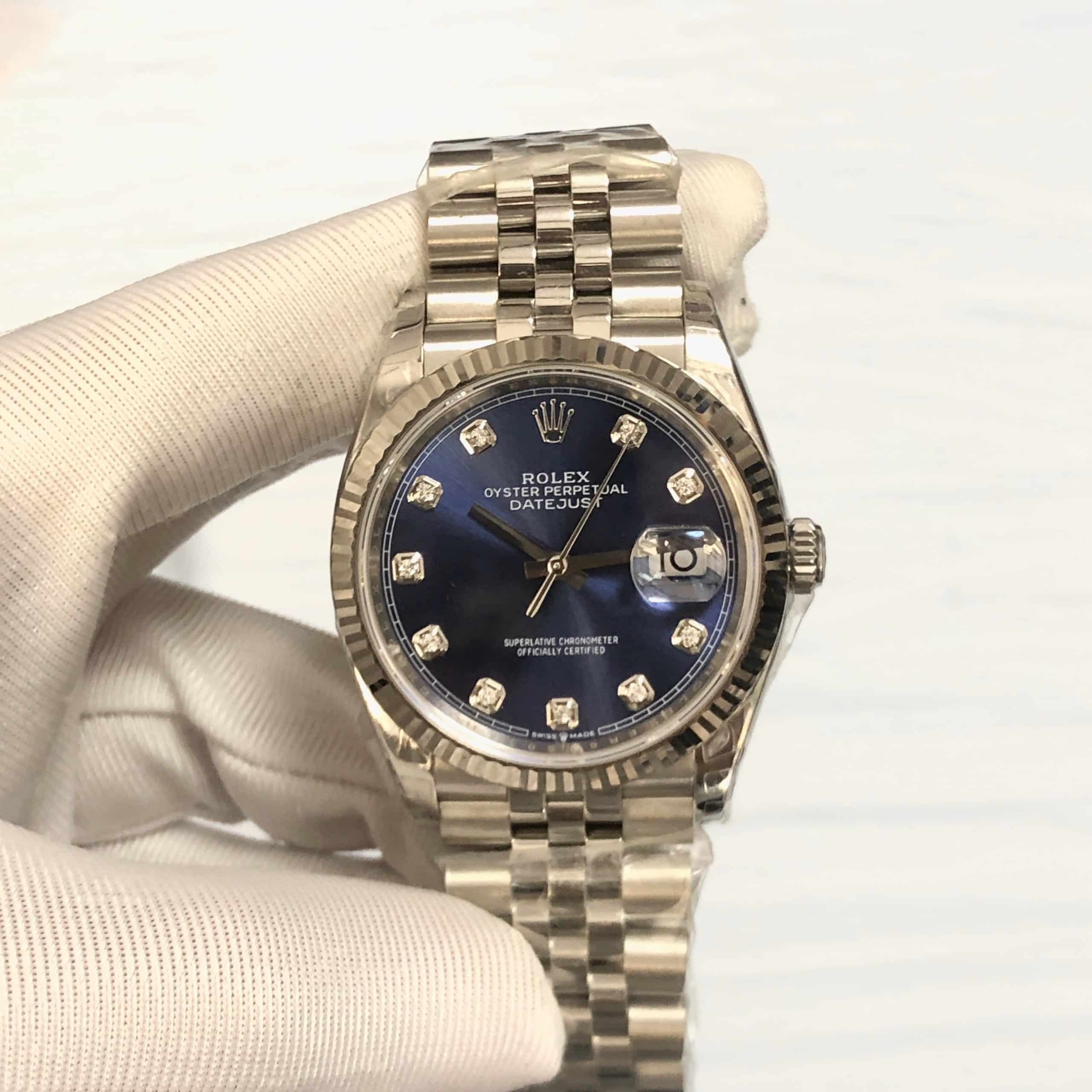 ROLEX DATEJUST BLUE JAY (REP 1-1)