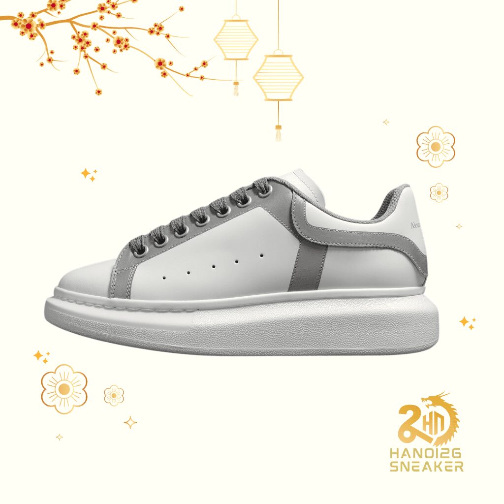 Alexander McQUEEN Trắng 2 Phản chiếu Chất Lượng Tốt Nhất