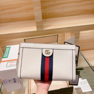 Gucci White small Ophidia shoulder bag 