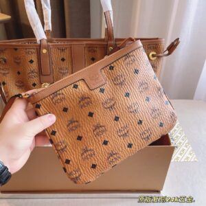 Liz monogram-print tote bag