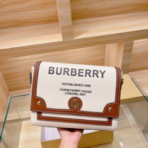 Burberry Horseferry Print Canvas Note Crossbody Bag