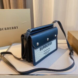 Mini Horseferry Print Title Bag with Pocket Detail