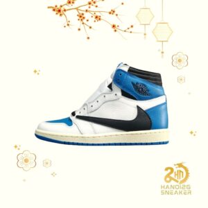 Travis Scott Fragment X Air Jordan 1 High OG Military Blue