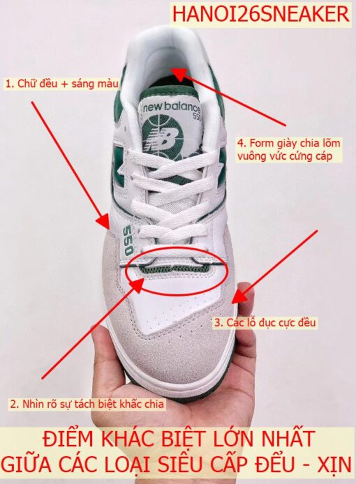 Điểm Khác Nhau Giữa Các Bản Siêu Cấp Newbalance 550