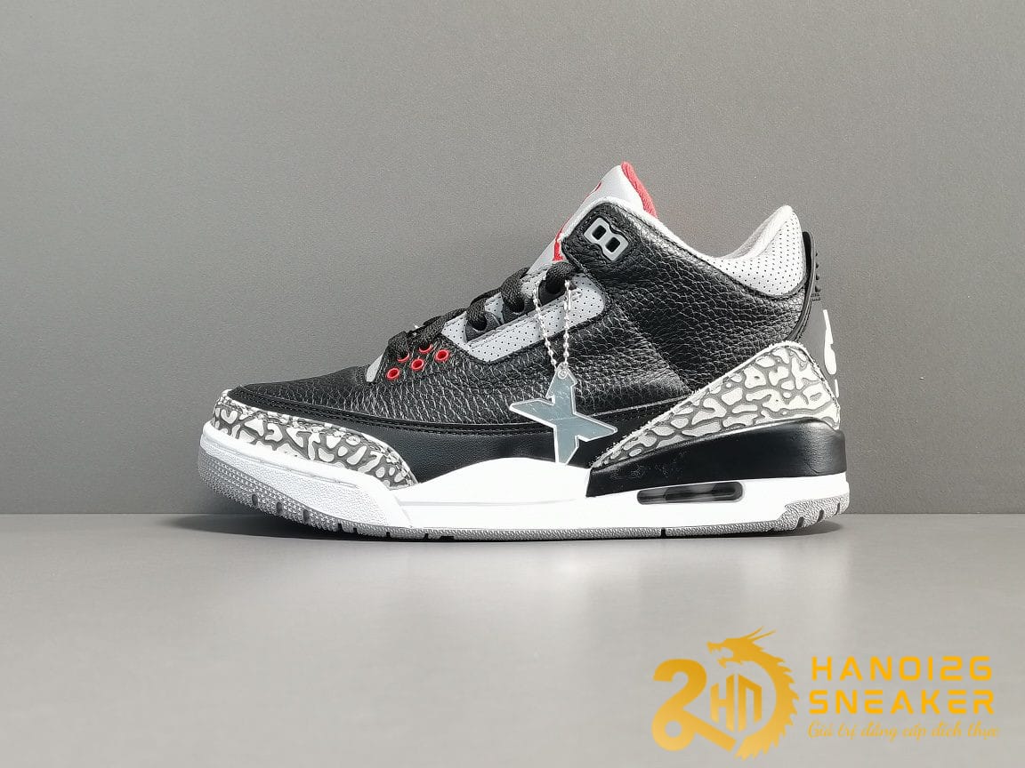 Giày Air Jordan 3 Retro Black Cement Like Auth