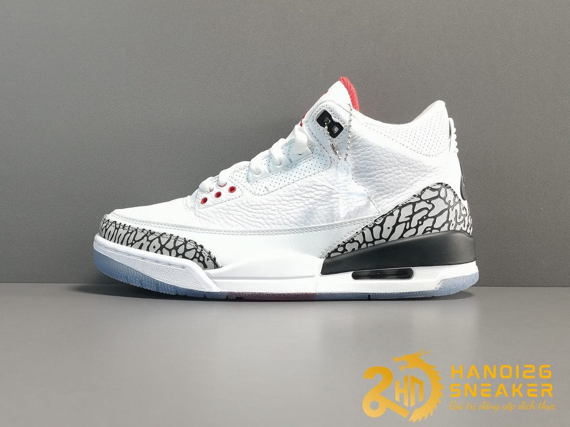 Giày Air Jordan 3 Retro Line White Cement Like Auth
