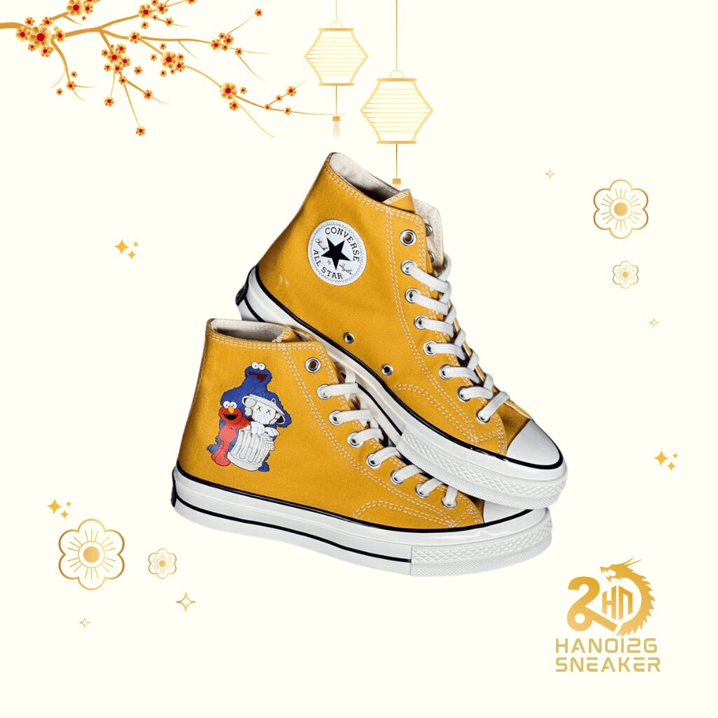 Giày Converse Chuck 1970s Hoạt Hình Sesame Street Phiên Bản Giới Hạn