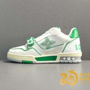 Giày Sneaker LV Louis Vuitton Trainer Green White Like Auth
