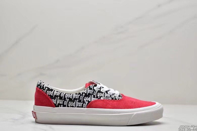 Giày Sneaker Vans Fear Of God X Vans Vault UA ERA 95 DX Red And Black ảnh 1
