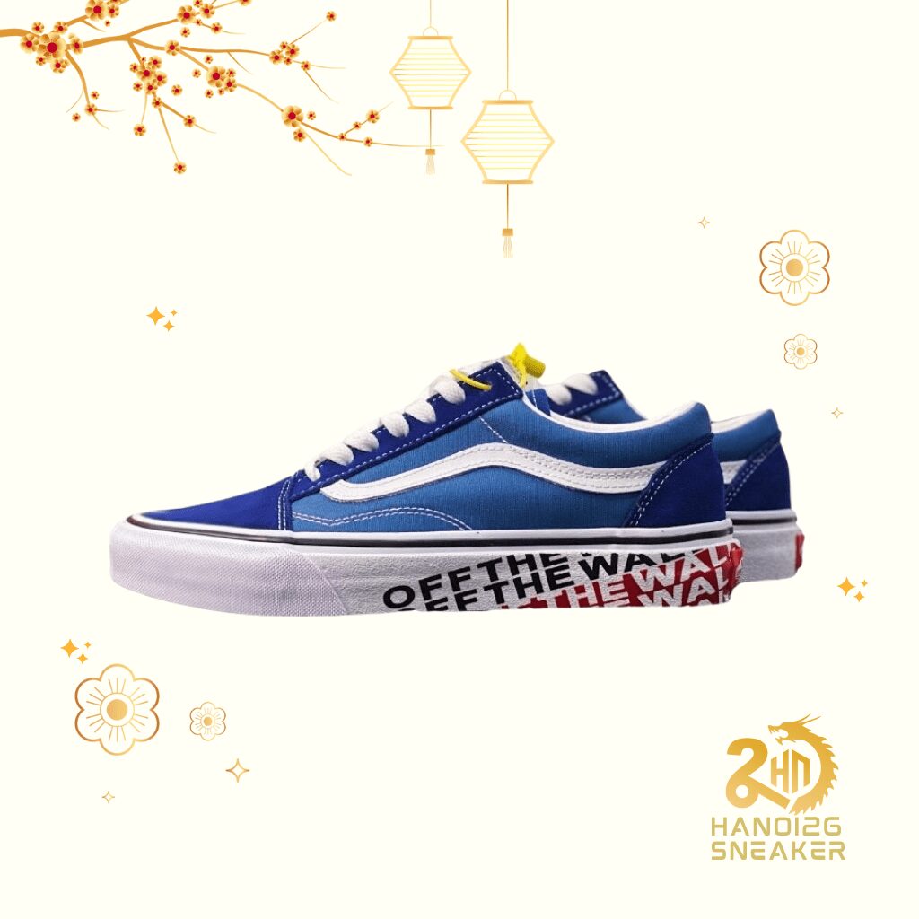 Giày Sneaker Vans Off The Wall Xanh Đen