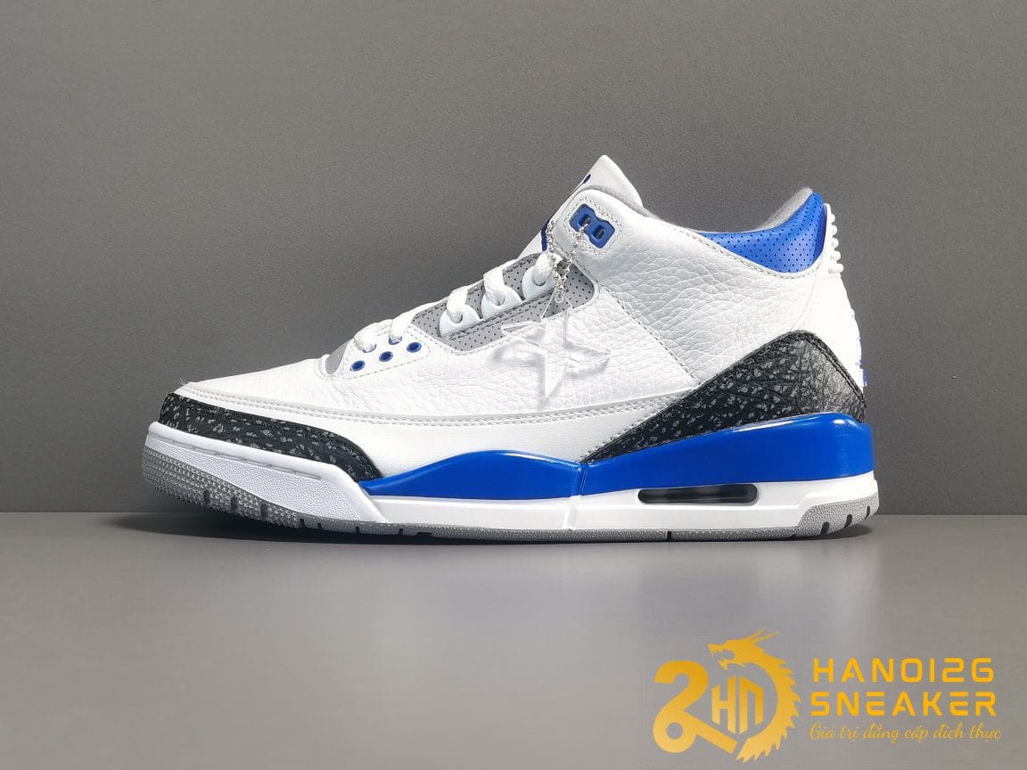 Giày nam Air Jordan 3 Retro Racer Blue Like Auth