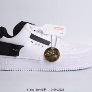 Nike Air Force 1 Type White Black Siêu Chất