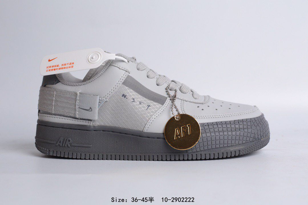 Nike Air Force 1 Type White Black Siêu đep