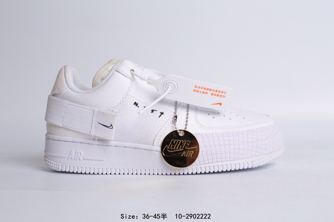 Nike Air Force 1 Type White Black Siêu độc
