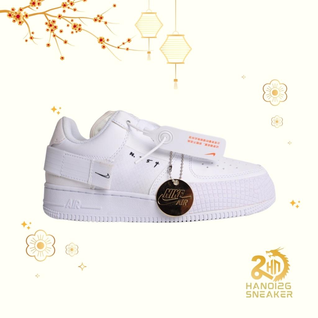 Giày Sneakers Nike Air Force 1 Type White Black siêu độc