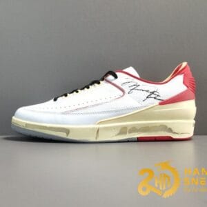 Off-White x Air Jordan 2 Retro Low SP＂White and Varsity Red＂Chất Lượng Tốt Nhất