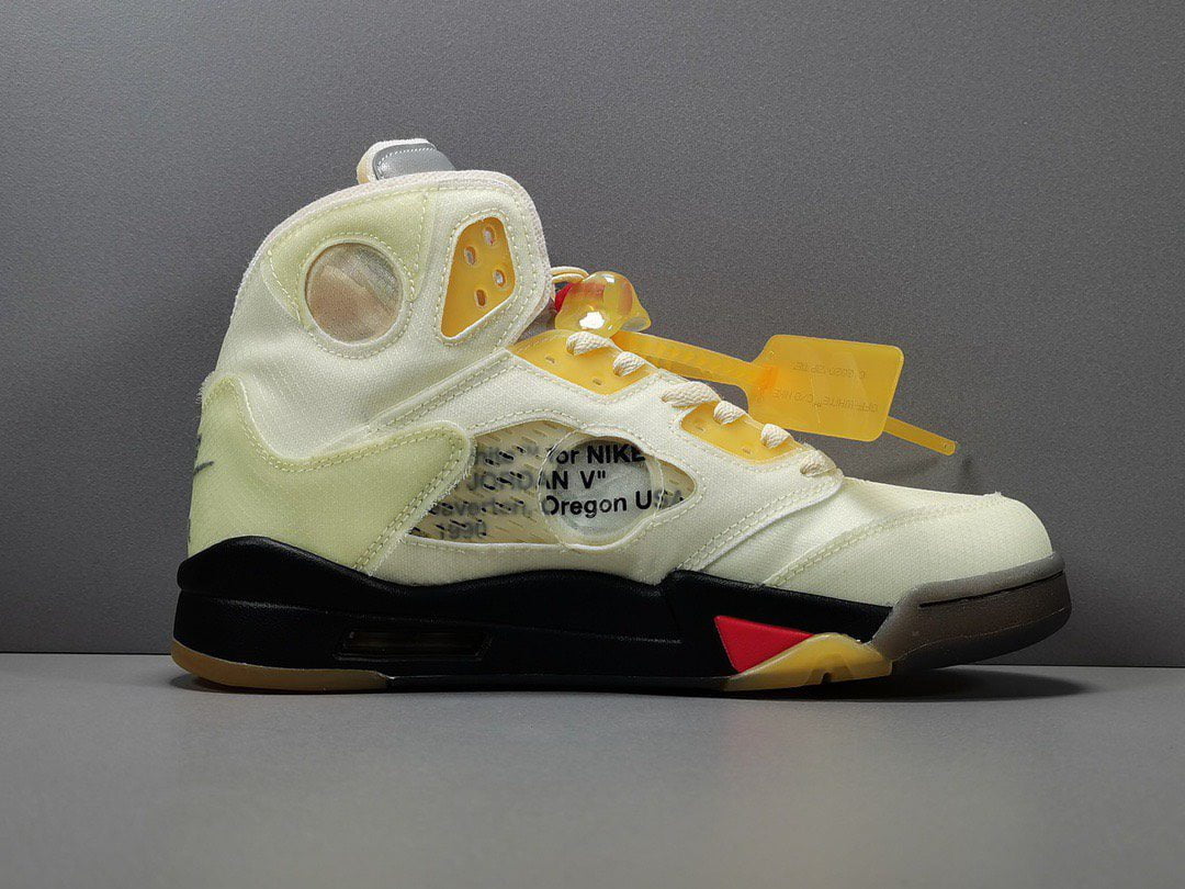 Off White X Air Jordan Retro 5 SP (3)