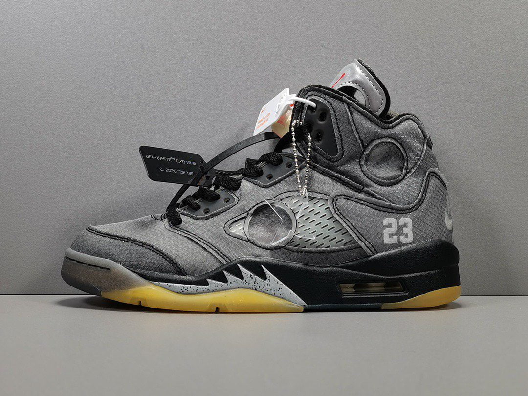 Off White X Air Jordan Retro 5 SP (4)