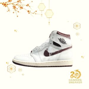 A Ma Mainers x Air Jordan 1 Retro High OG SP Sail and Burgundy Chất Lượng Tốt Nhất (Loại X)