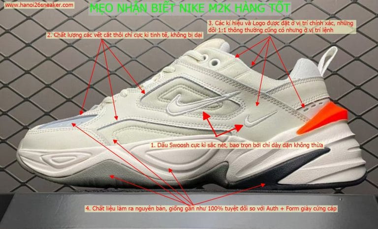 Cách Nhận Biết Giày Nike M2k Tekno Hàng Chuẩn