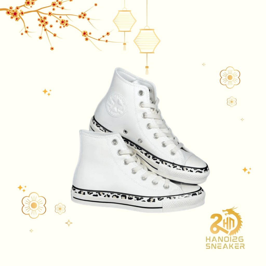 Giày Sneaker Converse All Star đế da báo