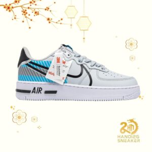 Giày Sneakers Nike Air Force 1 React DMSXGreyBlackOrange siêu độc