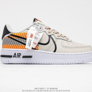 Nike Air Force 1 React DMSXGreyBlackOrange Siêu Chất