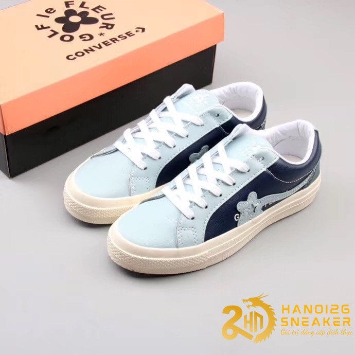 Giày Sneakers CONVERSE x GOLF LE FLEUR Blue Mixed tuyệt đẹp