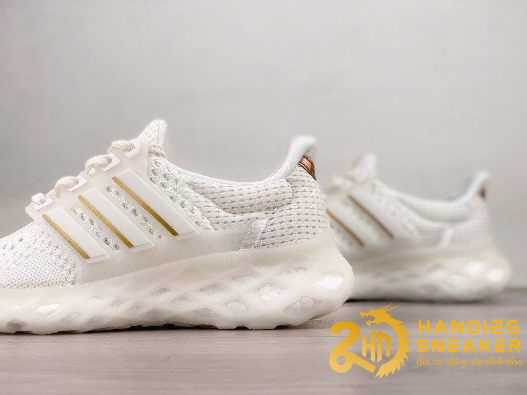 Adidas Ultra Boost DNA Web Grey White Rose Gold Borwn UB 8.0 Chất Nhất