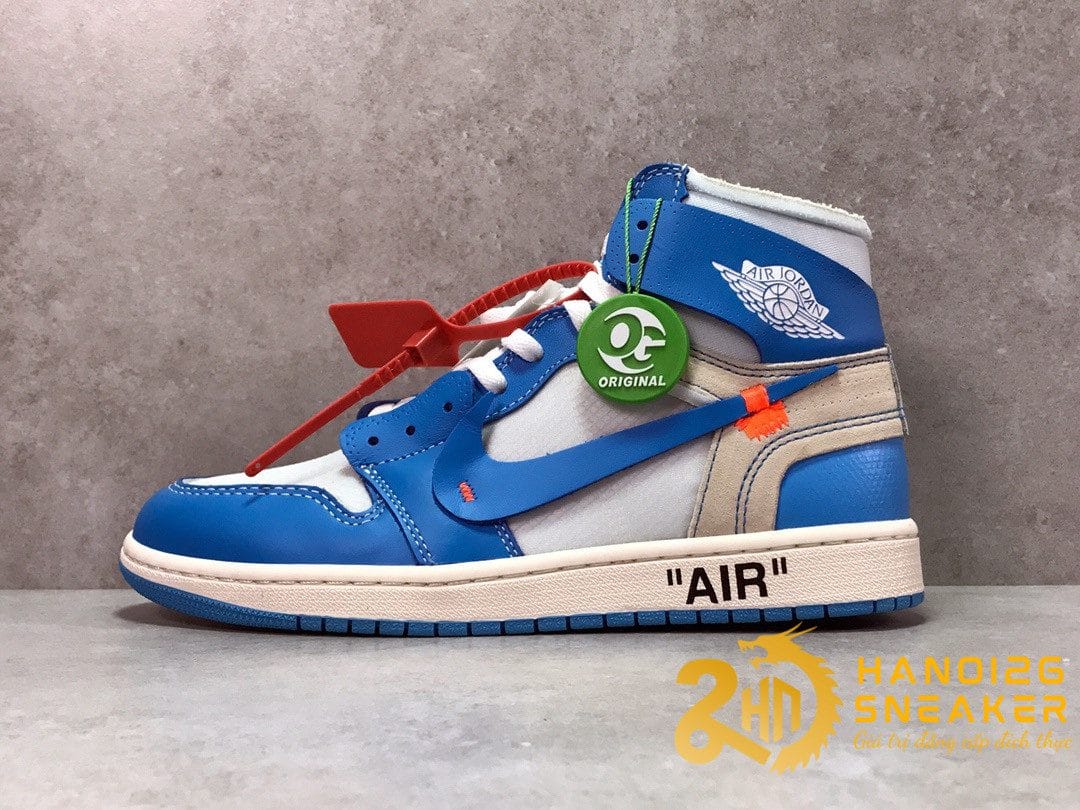 Giày Nike Air Jordan 1 Off White AJ1 UNC Like Auth
