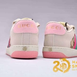 Giày Sneaker Gucci Screener Distressed Pink đẹp
