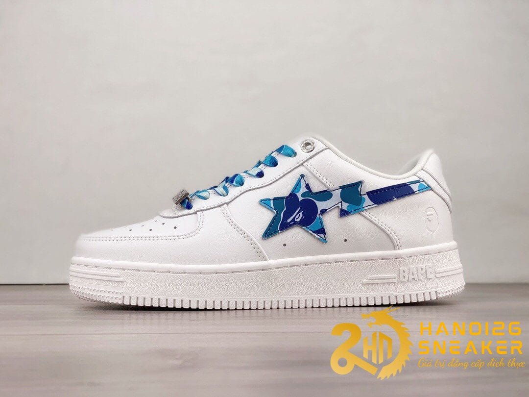 Giày Sneaker Bape Sta To Low ngôi sao xanh