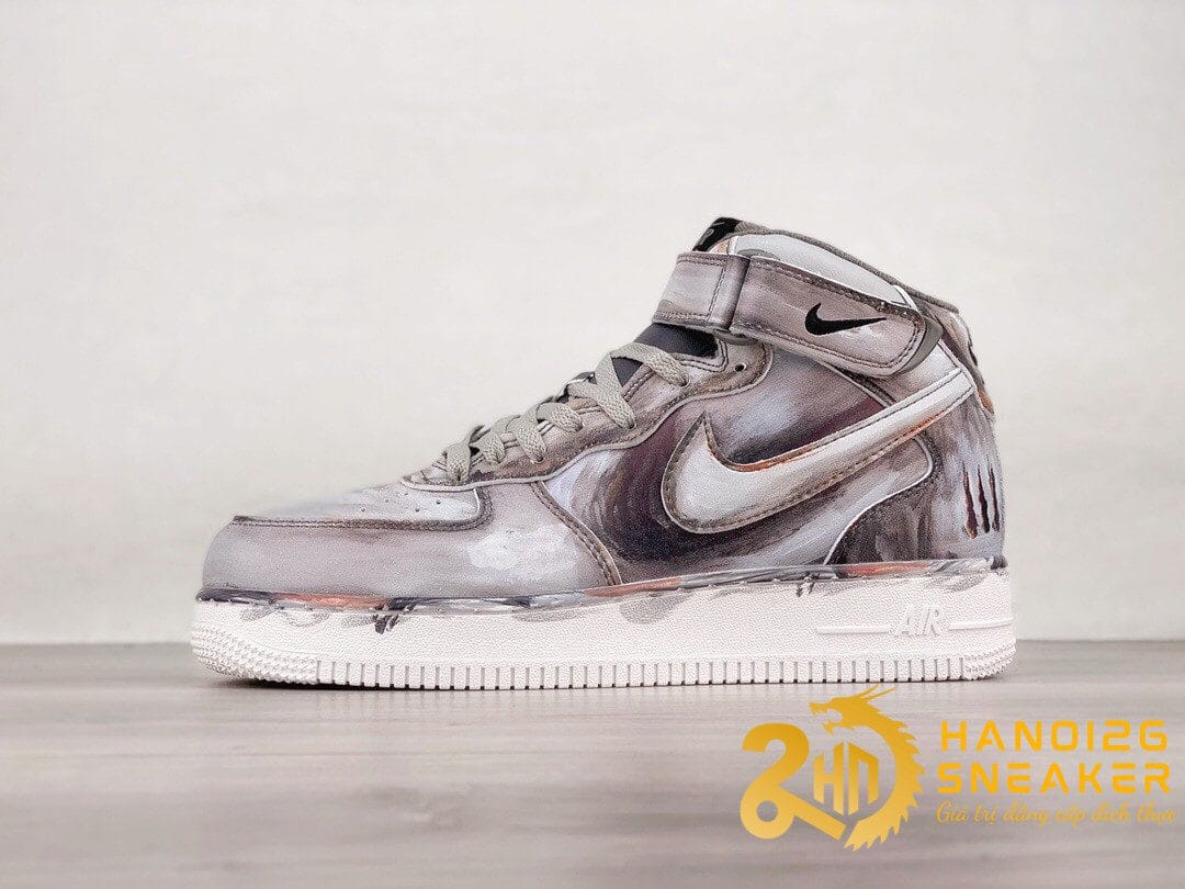 Giày Sneaker Nike Air Force 1 Mid Graffiti HT