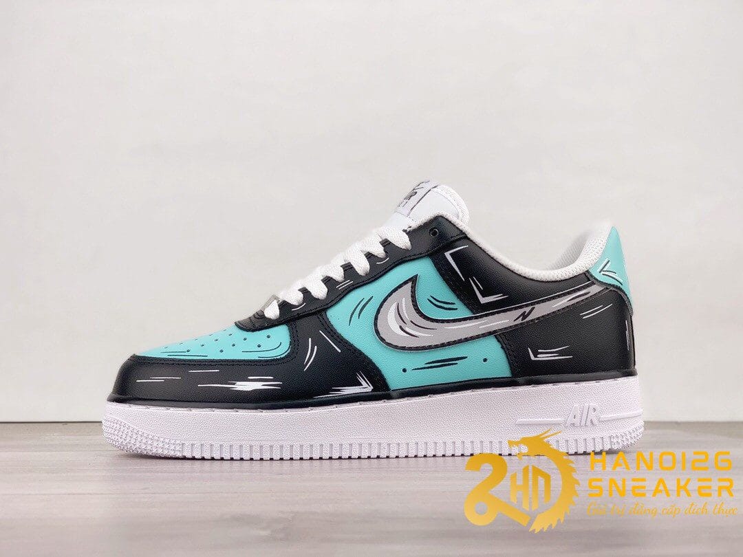Giày NIKE AIR Force 1 07 Low 2D Theme Black Diamond